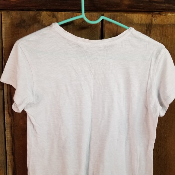 Amour Vert Leif Slub Crewneck Tee White - Picture 7 of 15